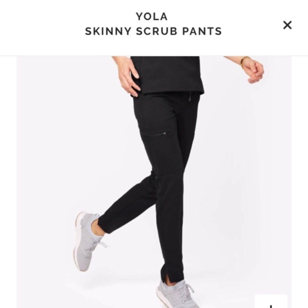 XXS/Tall Black FIGS scrub bottoms